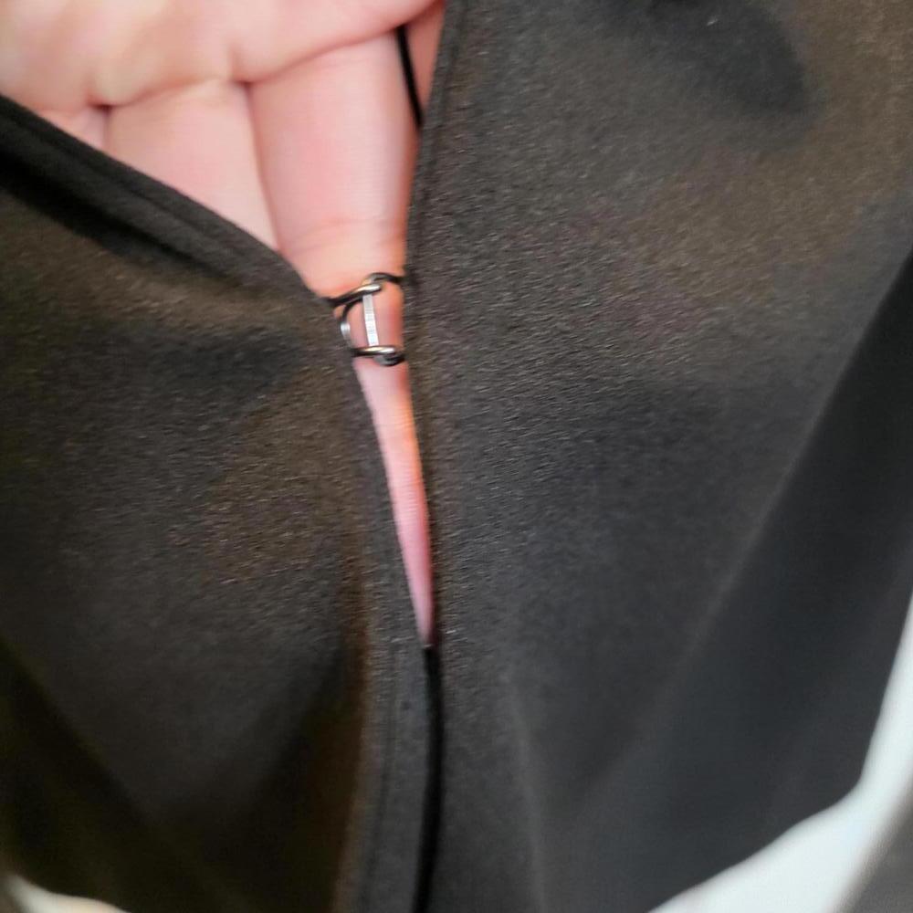 NYCC Women's Black Open Front Blazer Jacket -3X - Picture 5 of 9